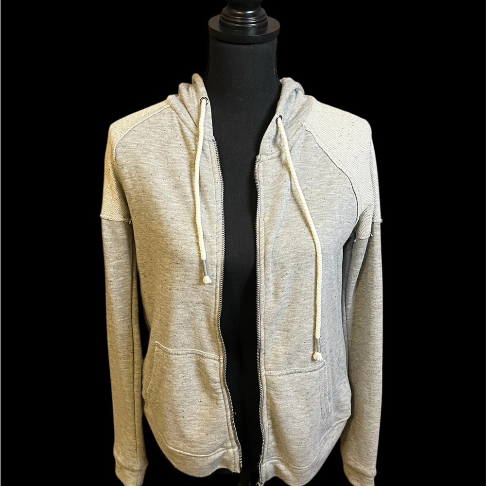 Philosophy Light Heather Gray Zip-Up Hoodie